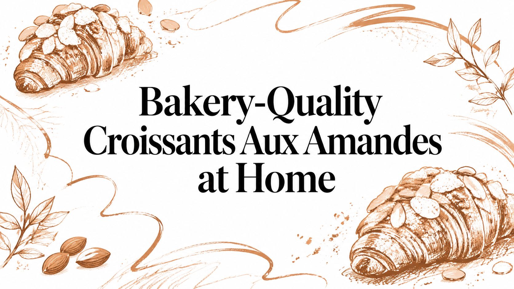 Bakery-Quality Croissants Aux Amandes at Home
