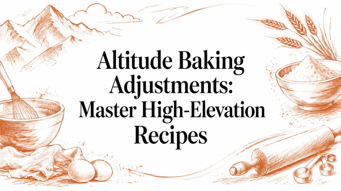 Altitude Baking Adjustments: Master High-Elevation Recipes