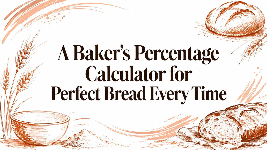 A Baker's Percentage Calculator for Perfect Bread Every Time