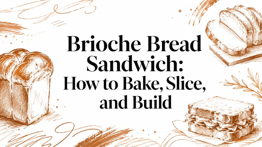 Brioche Bread Sandwich: How to Bake, Slice, and Build