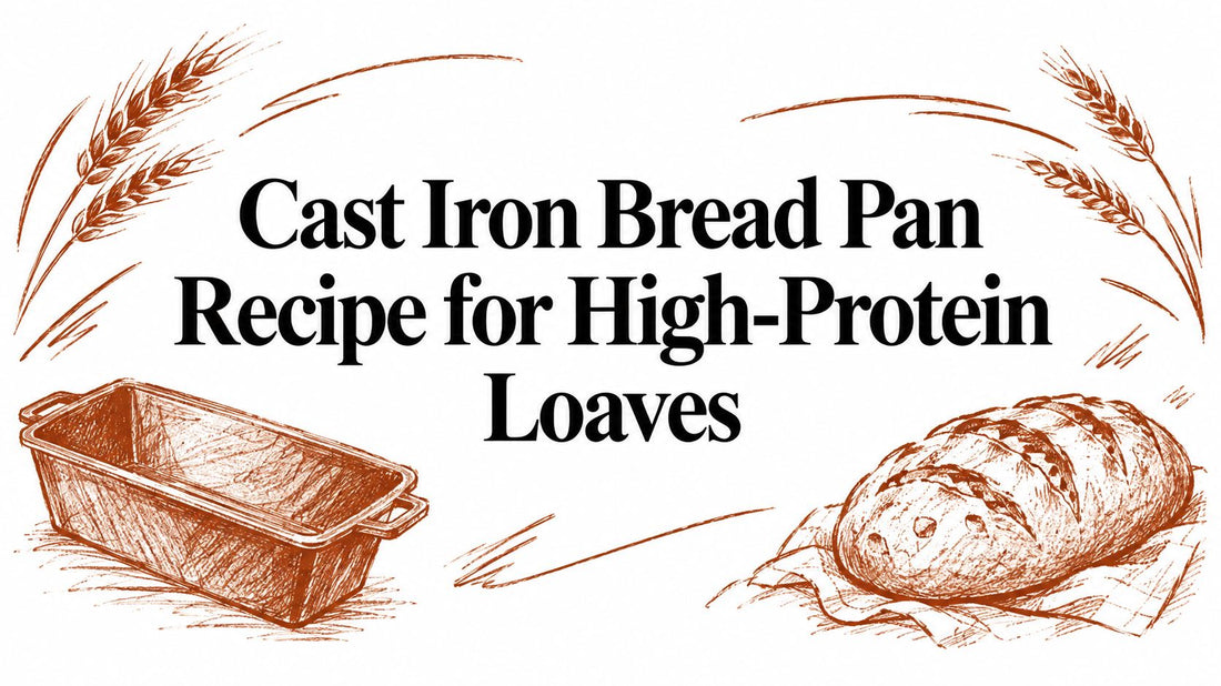Cast Iron Bread Pan Recipe for High-Protein Loaves