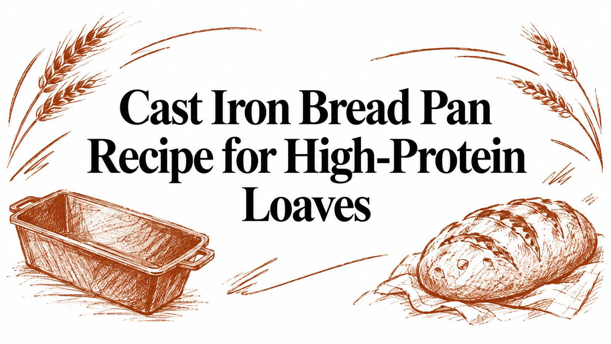 Cast Iron Bread Pan Recipe for High-Protein Loaves