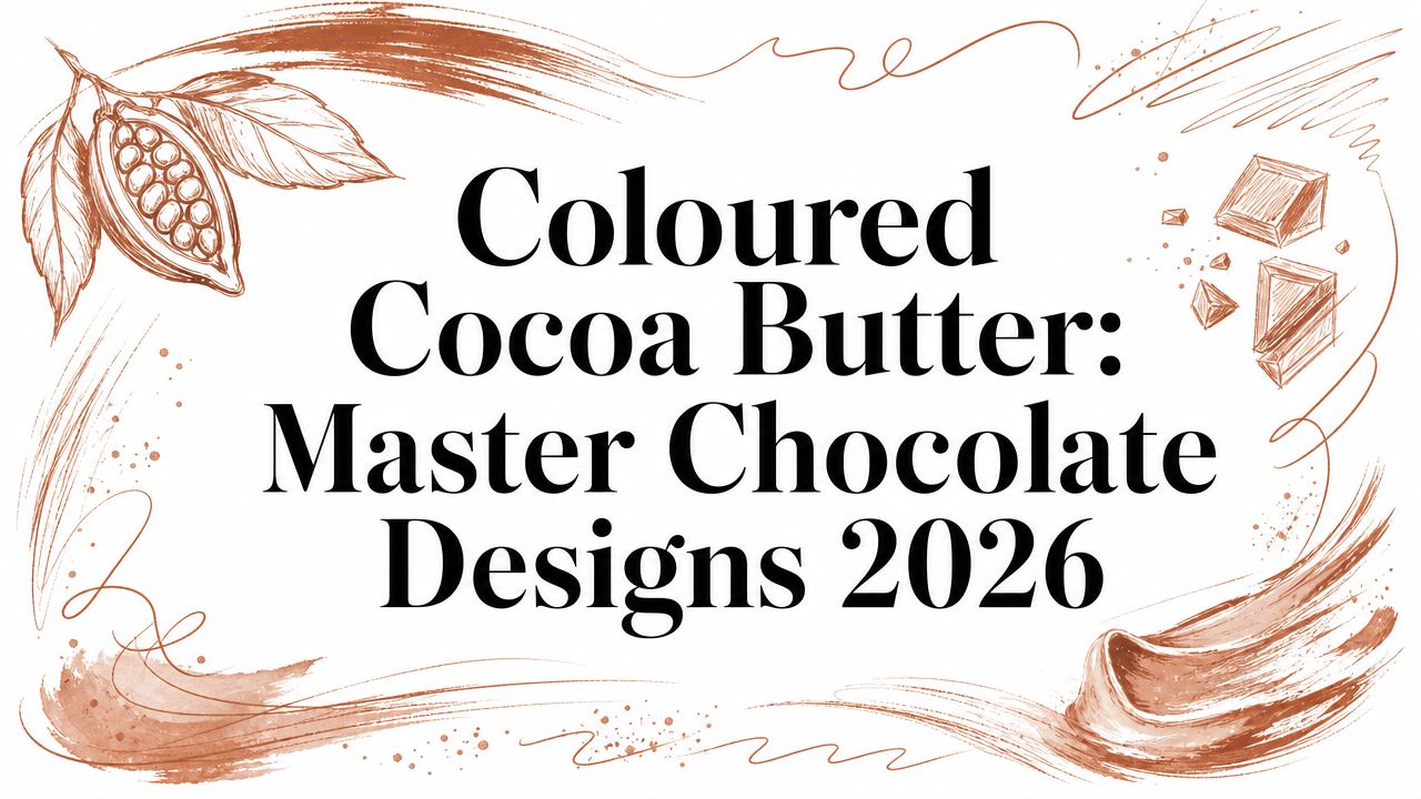 Coloured Cocoa Butter: Master Chocolate Designs 2026