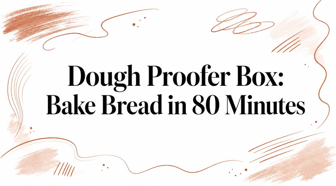 Dough Proofer Box: Bake Bread in 80 Minutes