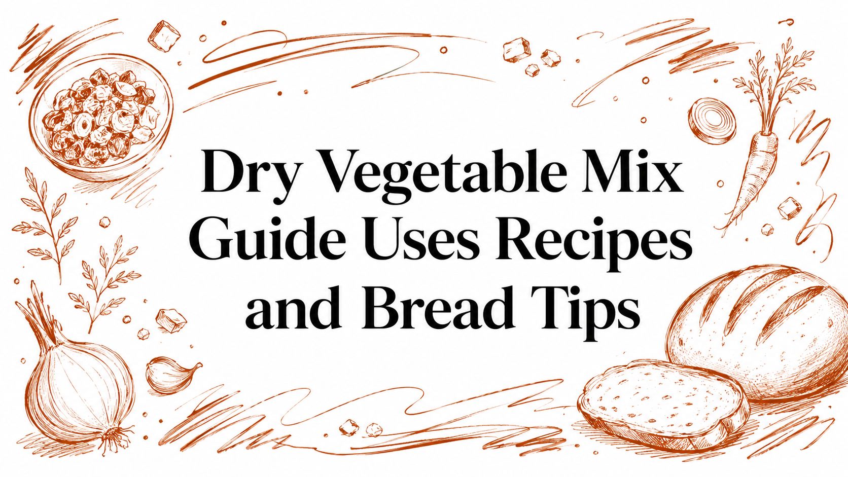Dry Vegetable Mix Guide Uses Recipes and Bread Tips