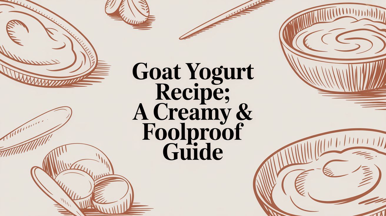Goat Yogurt Recipe: A Creamy & Foolproof Guide