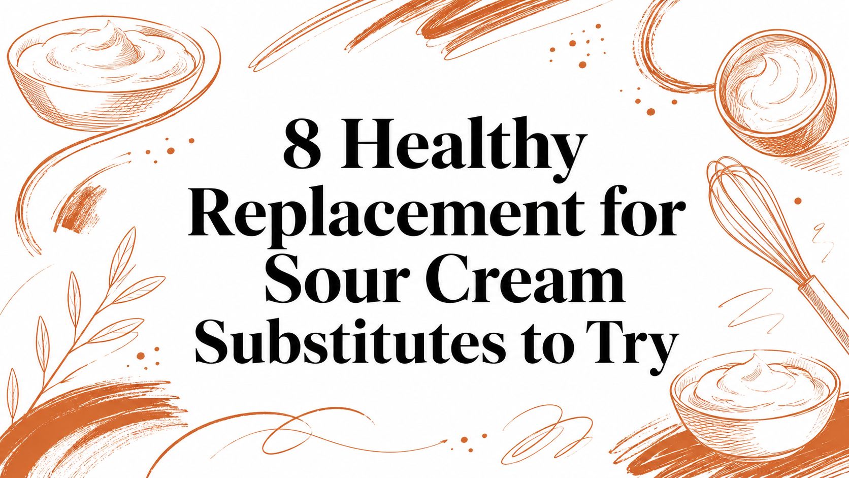 8 Healthy Replacement for Sour Cream Substitutes to Try