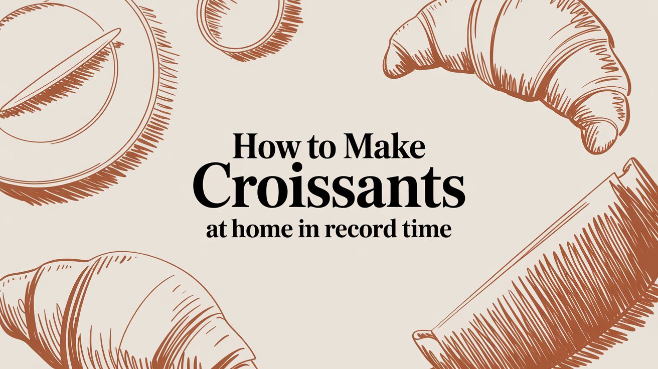How to Make Croissants at Home in Record Time
