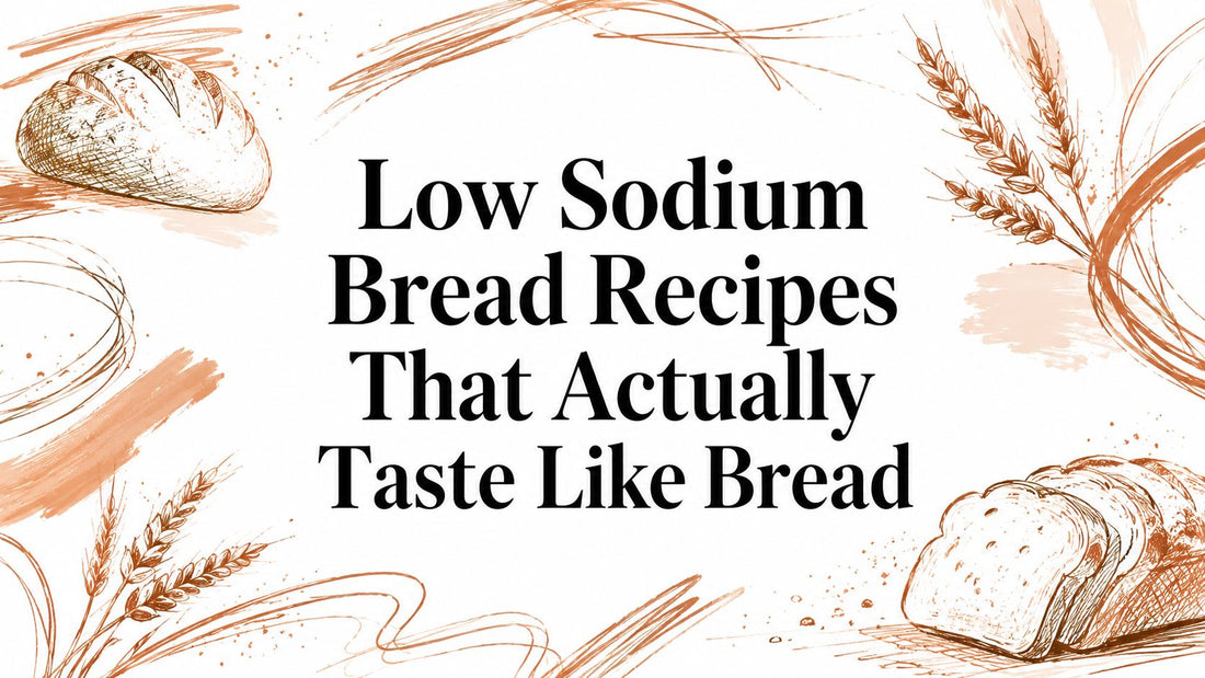Low Sodium Bread Recipes That Actually Taste Like Bread