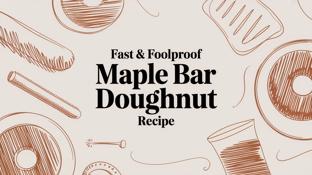 Fast & Foolproof Maple Bar Doughnut Recipe