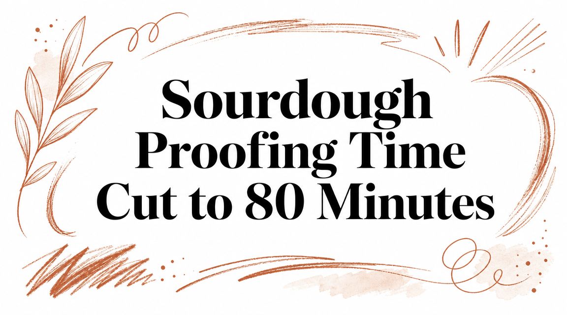 Sourdough Proofing Time Cut to 80 Minutes