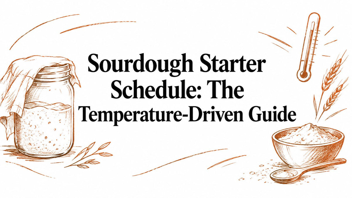 Sourdough Starter Schedule: The Temperature-Driven Guide