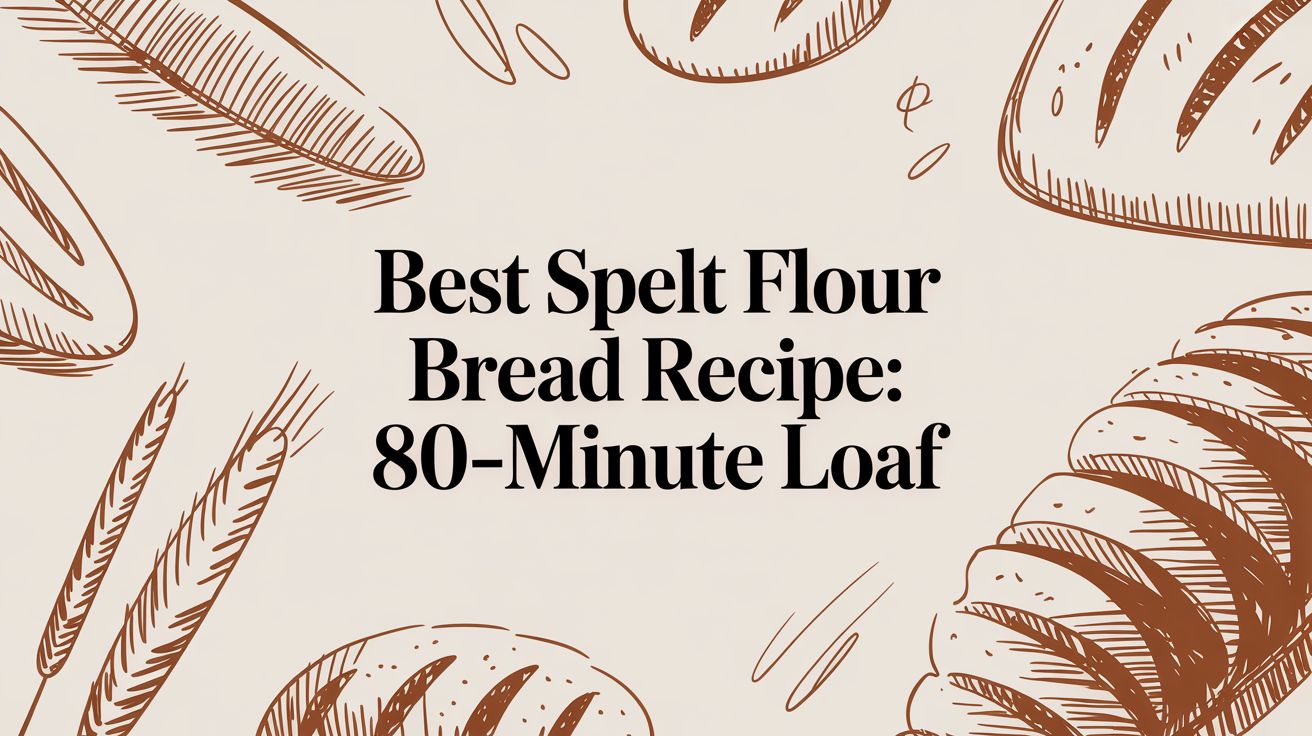 Best Spelt Flour Bread Recipe: 80-Minute Loaf