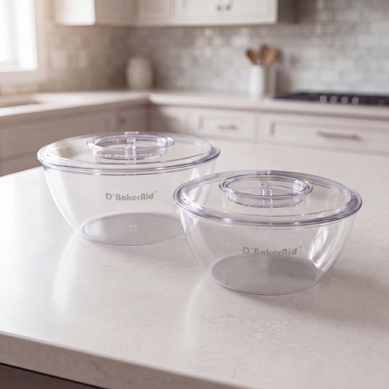 2 Tritan Bowls with Lids