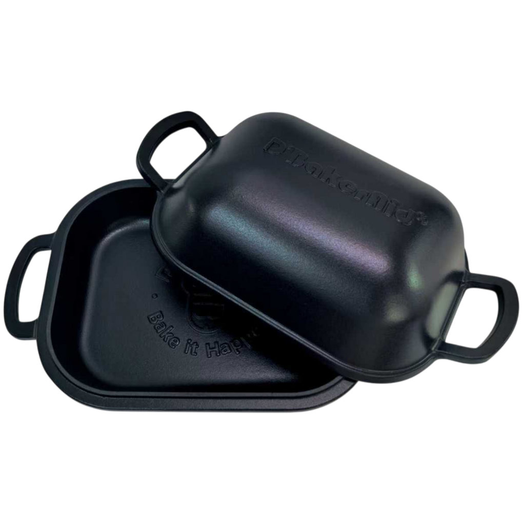 D’BakerAid™ Artisan Cast Iron Bread Pot / New Tech Enamel Coating 7qt