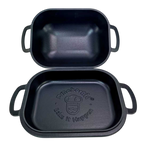 D’BakerAid™ Artisan Cast Iron Bread Pot / New Tech Enamel Coating 7qt