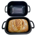 D’BakerAid™ Artisan Cast Iron Bread Pot / New Tech Enamel Coating 7qt