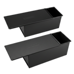 D'BakerAid™  Pullman Loaf Pan - Set of 2 / Ceramic Coating