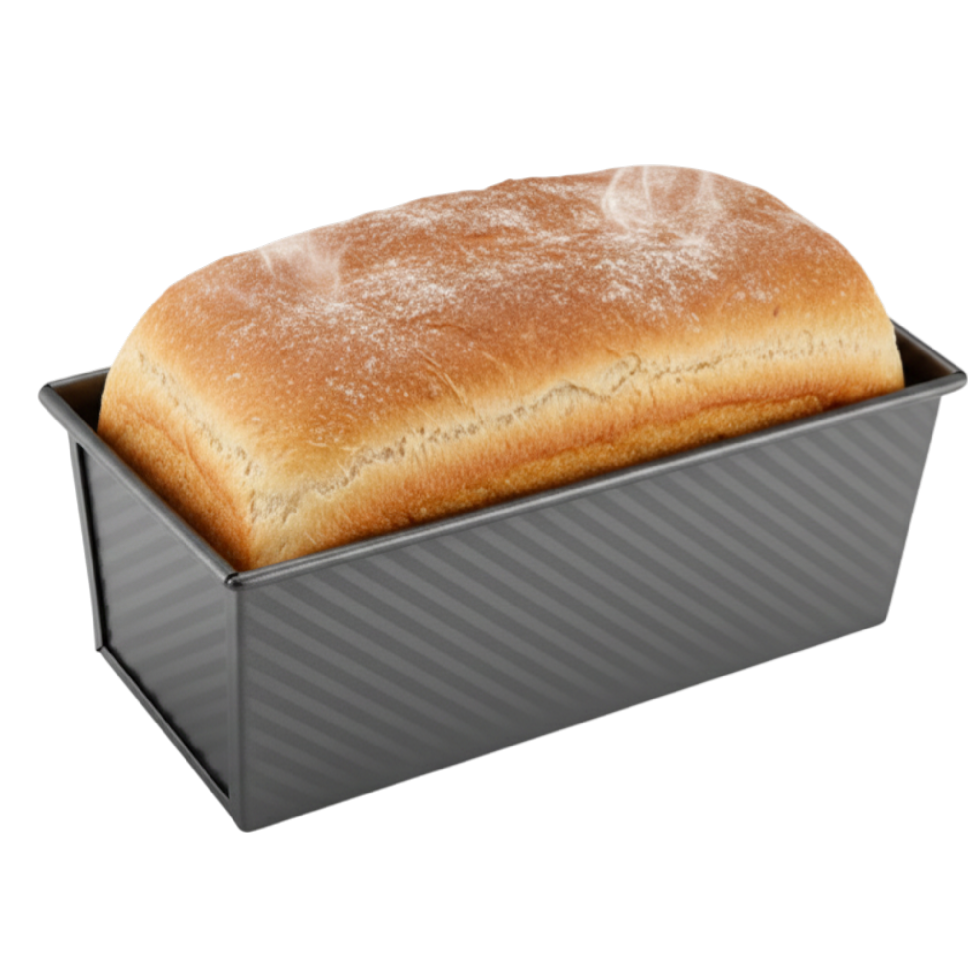 D'BakerAid™  Pullman Loaf Pan - Set of 2 / Ceramic Coating