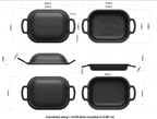 D’BakerAid™ Artisan Cast Iron Bread Pot / New Tech Enamel Coating 7qt