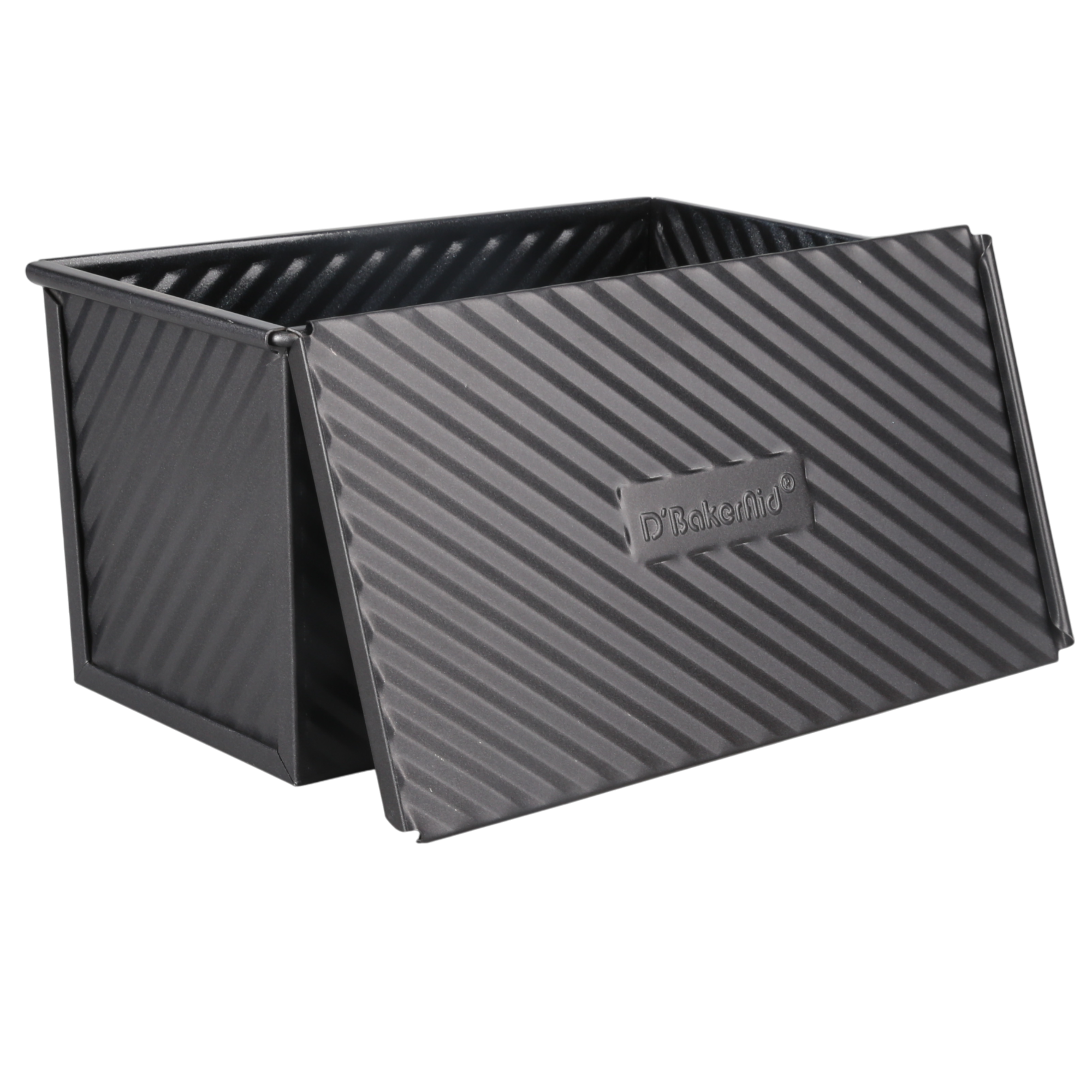 D'BakerAid™  Pullman Loaf Pan - Set of 2 / Ceramic Coating