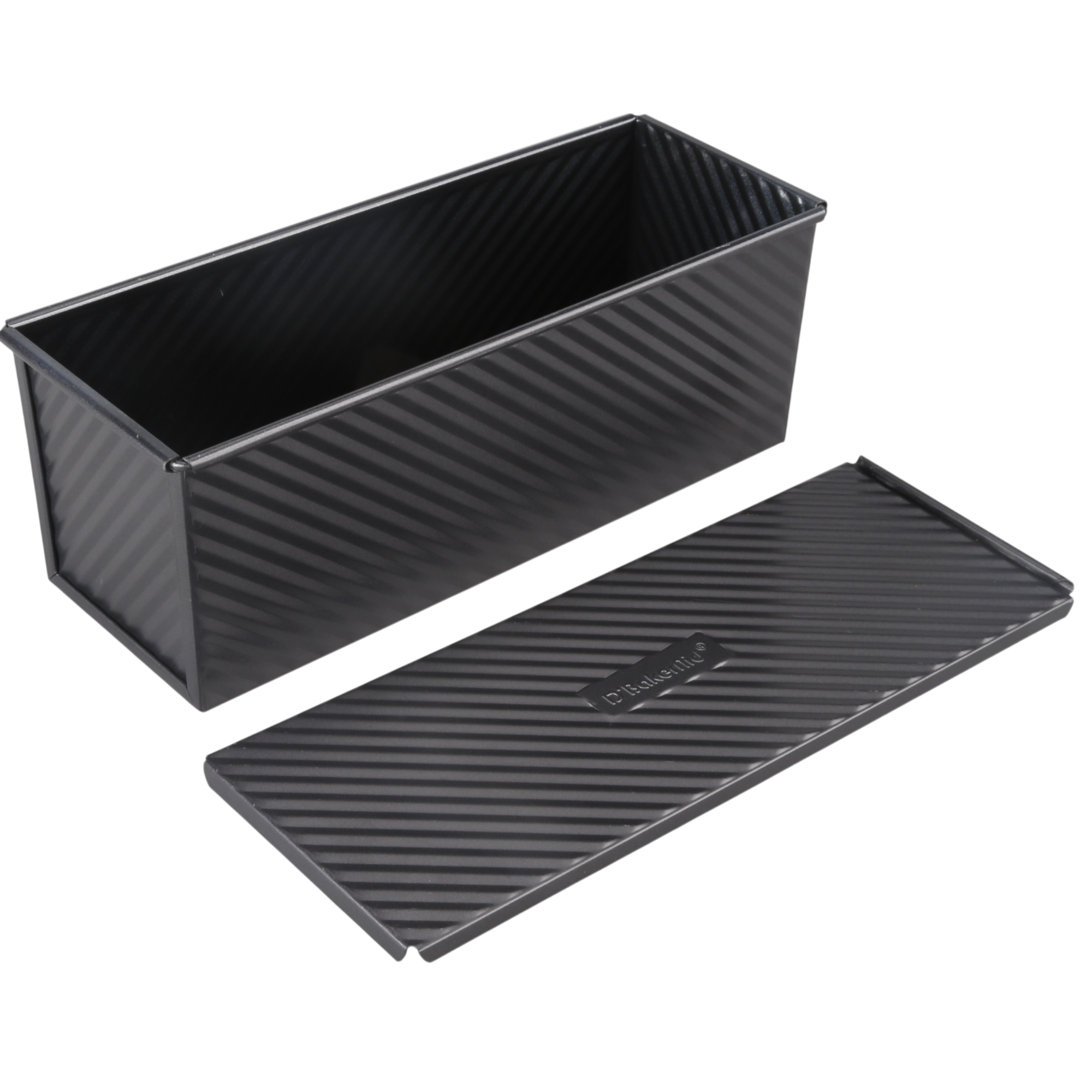D'BakerAid™  Pullman Loaf Pan - Set of 2 / Ceramic Coating