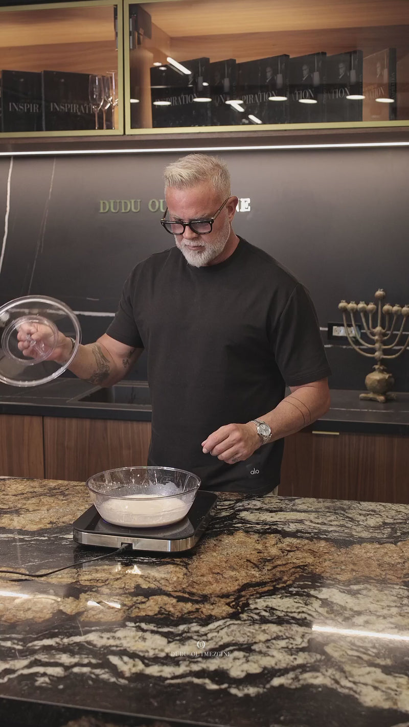 Master Pastry Chef Dudu Outmezgine using D'BakerAid